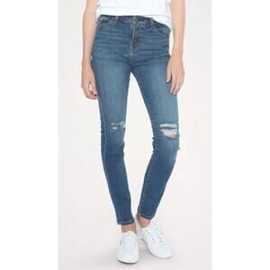 NEW OUTLAND DENIM lucy high-rise jeans in bluejay